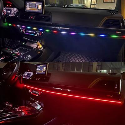 For BMW E39 E46 E36 E90 G20 G30 Car LED RGB Lamp Car Interior Decoration Atmosphere Light 64 Colors E60 G22 F30 F20 X3 X5 X6 M