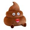 Creative Funny Pillow Plush Doll Funny Birthday Gift (55cm, Brown Smile) [Parallel Import]