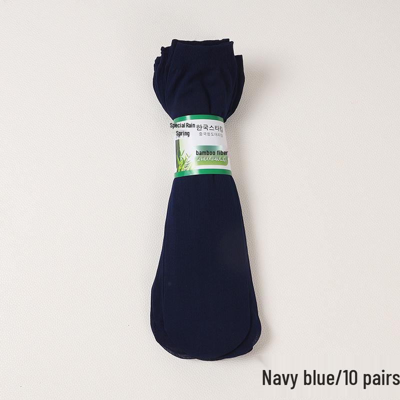 

Мужские прохладные дышащие гольфы до середины икры из ледяного шелка - Тонкие, однотонные для мужчин среднего и пожилого возраста One Size