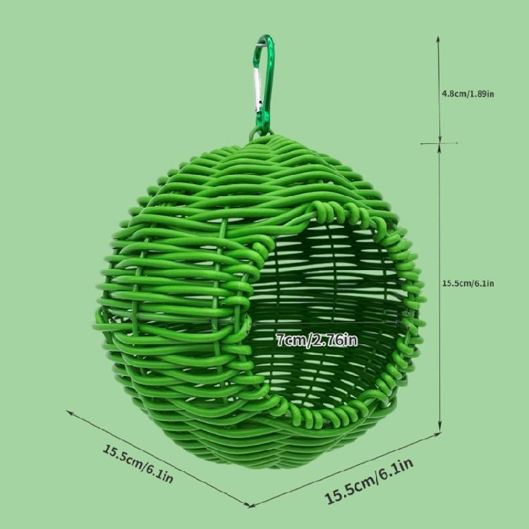 Portable Plastic developed Bird House Creating Warm Space For Various Small Bird Breeds