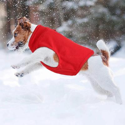 Winter Outdoor Dog Clothes Fleece Dog Vest Small and Medium Dog French Bulldog Small  Cats Clothing (With Pull Tab Puppy 2025
