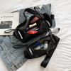 Elegant Rhombus Crossbody Bag Plaid Cylinder Bag Casual Nylon Shoulder Bag  Girls