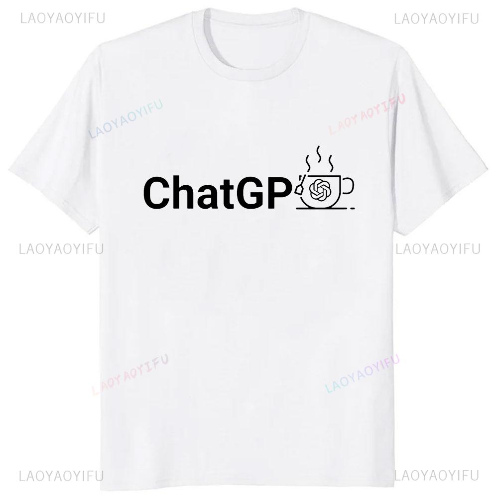 NEW Arrival OpenAI Programmer Coder Artwork Graphic Tshirt Chat GPT Developer Printed Streetwear Casual Fashion Style Man Tees