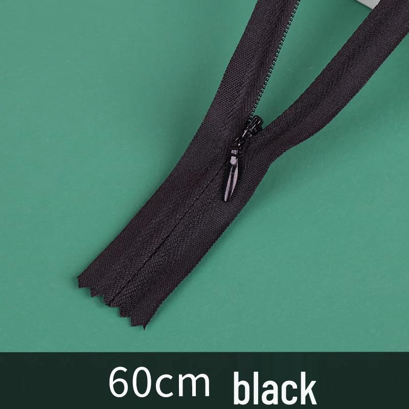 No. 3 Black & White Invisible Zipper Puller for Dress Pants, Skirts, and Duvet Covers - Anti-slip, Anti-opening Accessory.