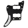 Musiclily Pro 65 60s JM Jazzmaster Pickguard for Fender American Jazzmaster Electric Set 13-Hole Guitar, Black, 3-Piece