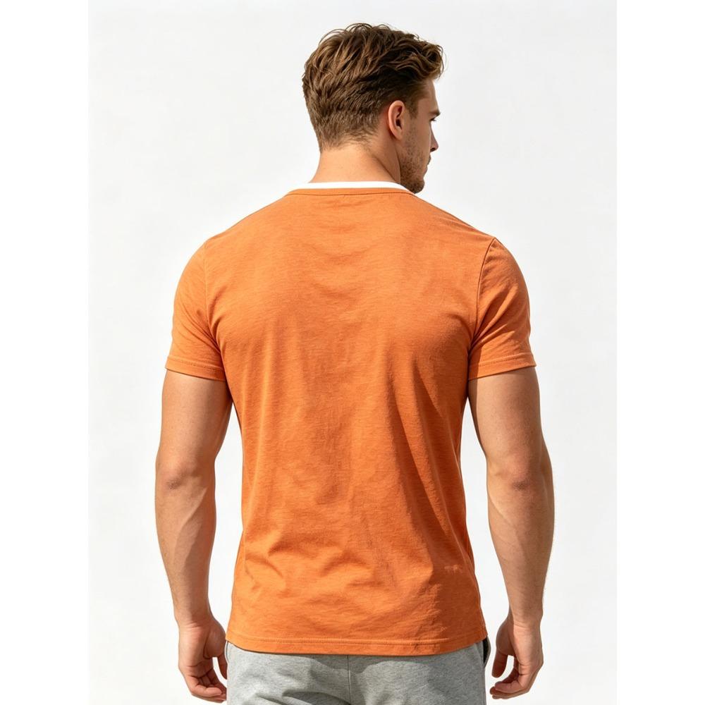 Premium 95% Cotton Men's Polo Tee - Breathable Soft Touch Short Sleeve Shirt - Modern Fit Casual Wear with V-Neck Buttons