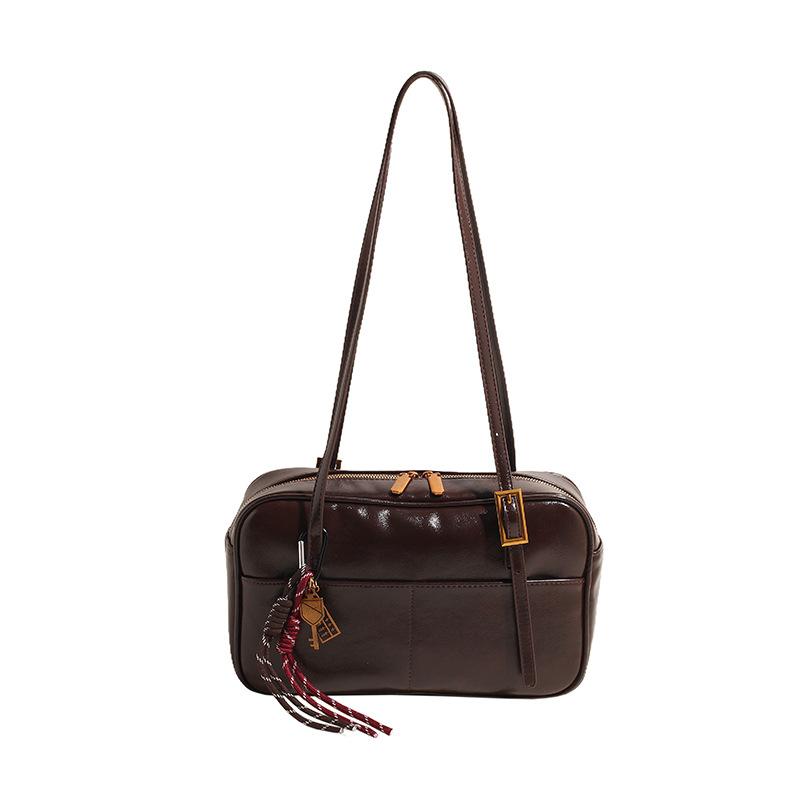 Podzimní a zimní textura Taška do podpaží Dámský oblíbený trend Ležérní móda Všestranná taška přes rameno v zahraničním stylu