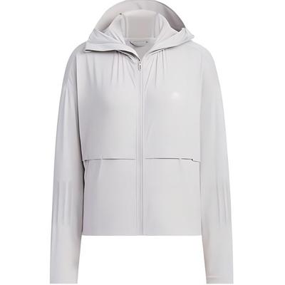 Sun Protection Sports Casual Loose Hooded Jacket Women Jackets Light-Gray JI7596