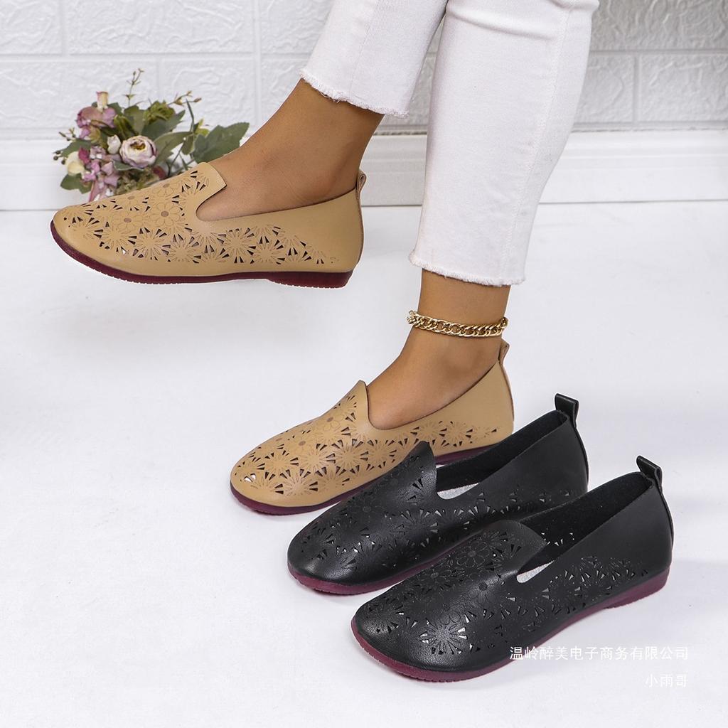Plus Size Shoes for Women 36-43 Breathable Casual Non-slip Flats Zapatos De Mujer Loafers Platform Comfortable Work Shoes