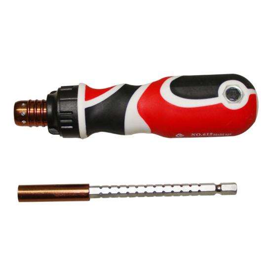 Dual Purpose Adjustable Ratchet Screwdriver Bits Magnetic Repair Hand Tools
