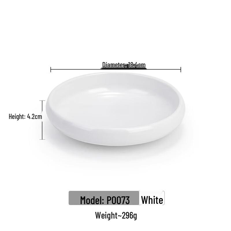 Korean Style Round Melamine Appetizer Dish