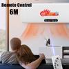 2000W LED Air Conditioning Electric Heater Air Conditioner Wall Mounted PTC Electric Heater 8 Hour Timer Heater 56.8*18.2cm