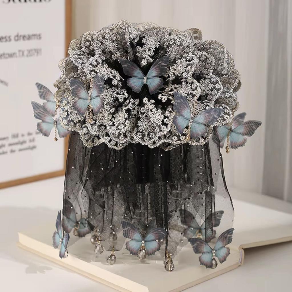 Fashion Big Hair Clip Trend Hairpins Butterfly Yarn Barrette Headband For Women Girl Korea Trend Hair Accessories Jewelry