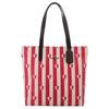COACH Leather Tote Bag , Shopping Bag , Canvas Bag , Handbag , Shoulder Bag Large Women's Red White (Unisex) Shoulder Bags 1910 SVLM1