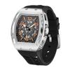Luxury Skeleton Man Watch High Quality Waterproof Luminous Men's Wristwatch Rubber Belt Men Quartz Watches Sports Clock