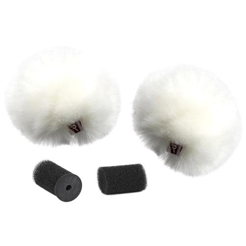 Rycote Wind Jammers for Lavalier Microphones, White, Pack of 2, LWJ-W