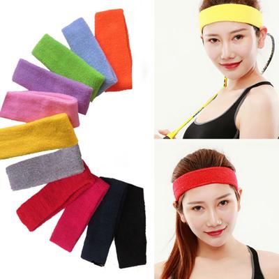 Fascia Sportiva da Esterno Fascia per Capelli Yoga Palestra Unisex Elastica Monocolore