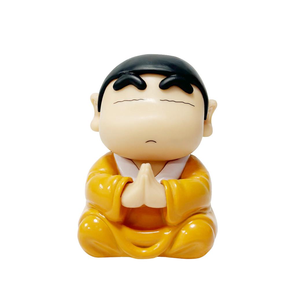 Crayon Shinchan Lucky Lotus Action Figures Model Pvc Desk Car Ornament For Home Office Decor