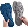 4D Memory Foam Insoles For Shoes Nano Antibacterial Deodorization Sweat Absorption Insert Sport Shoes Running Pads