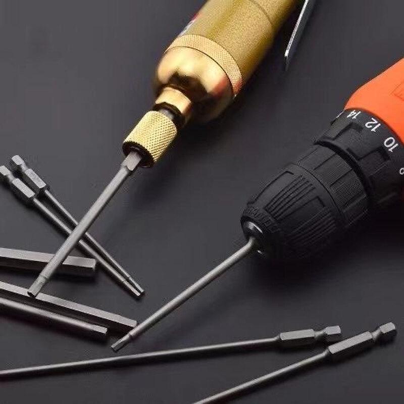 Extended Magnetic Hex Screwdriver Bit