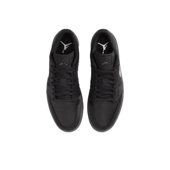 Air Jordan 1 Low Black White Dark Gum HV5968-001 Unisex
