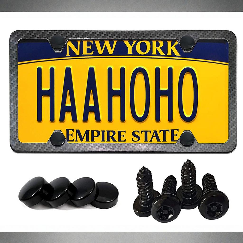 Resistant Screws set Vehicle License Plate Security set Car License Plate Theft Prevention License Plate Screws set 594E