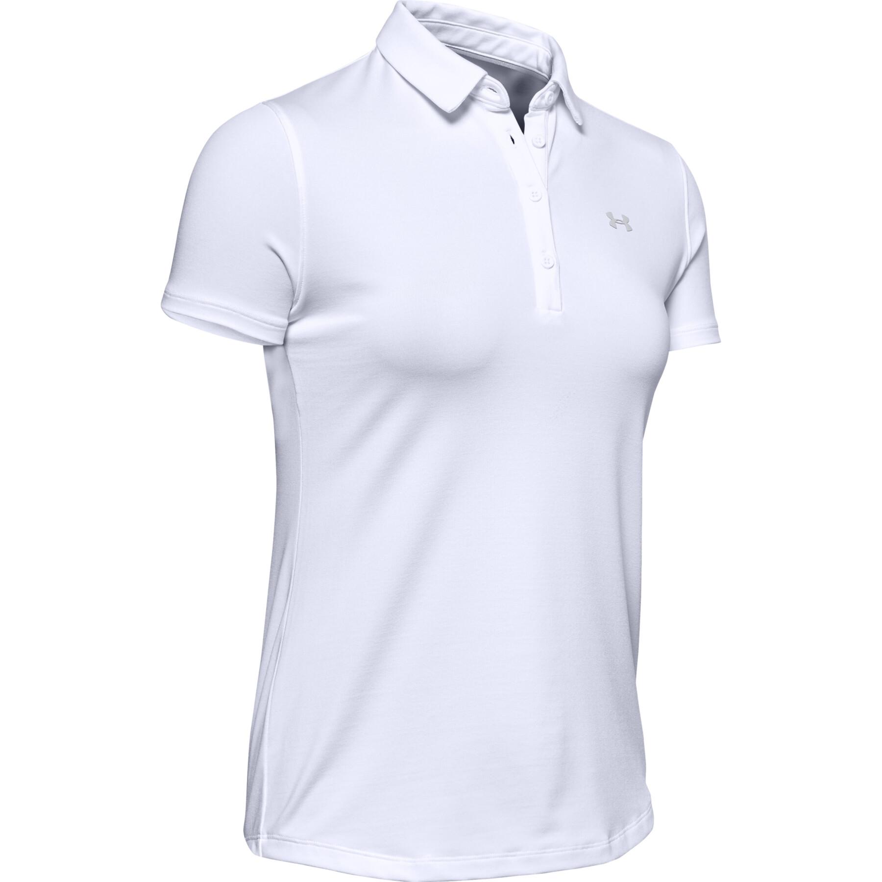 

Under Armour Zinger Casual Breathable Golf Polo Shirt Women tops White 1353124-100 S