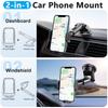 Car Dashboard Mobile Phone Navigation Holder Car Mobile Phone Holder Retractable Suction Cup Suitable For 3-7 Inch Screen Mobile