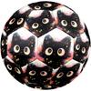 1pc Colorful Cat Dreams Theme Soccer Ball Football, Size 5, Lightweight PVC, Outdoor Training Soccer Ball,Gift J61466
