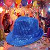 Sequined Jazz Hat for Stage and Christmas - Perfect Party Gift for Kids and Adults