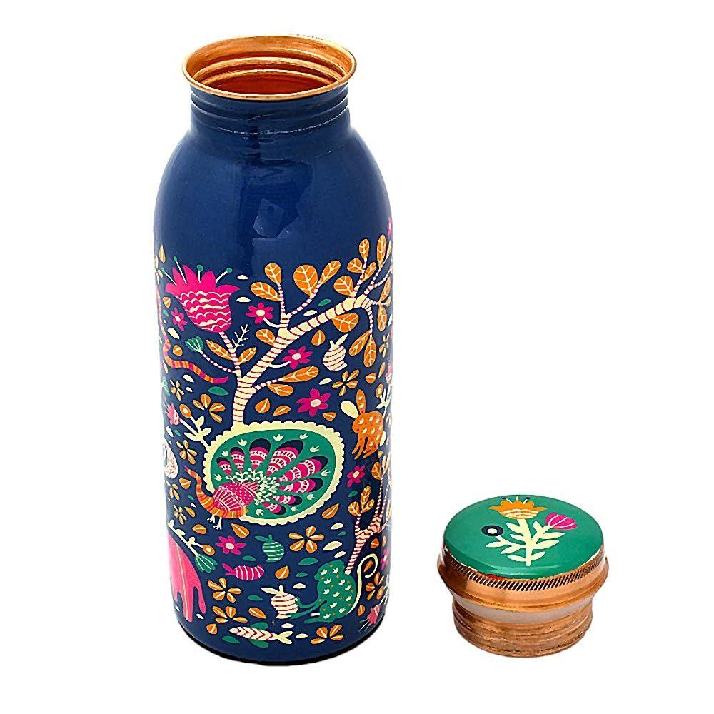 Meena Printed 750 Ml Bottle Non-Toxic BPA Free| Leak Proof| Durable & Rust Proof for Home,School,Yoga,Office,Travel Bottle Vacations