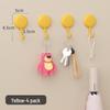 Punch-Free Strong Adhesive Wall Hooks - Round Key & Kitchen Hooks