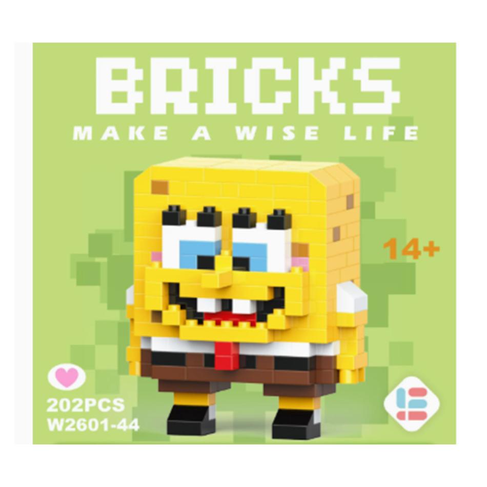 Anime Princess Building Blocks Stitch Mickey Mouse Mini Action Toy Figures Blocks Toys Bricks Assemble Toys Kids Gifts