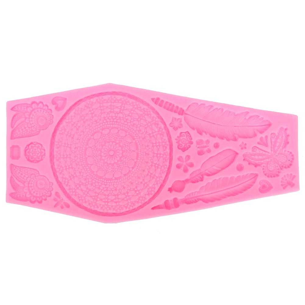 Texture Silicone Mold Cake Fondant   Chocolate Mould Decorating Baking Tool