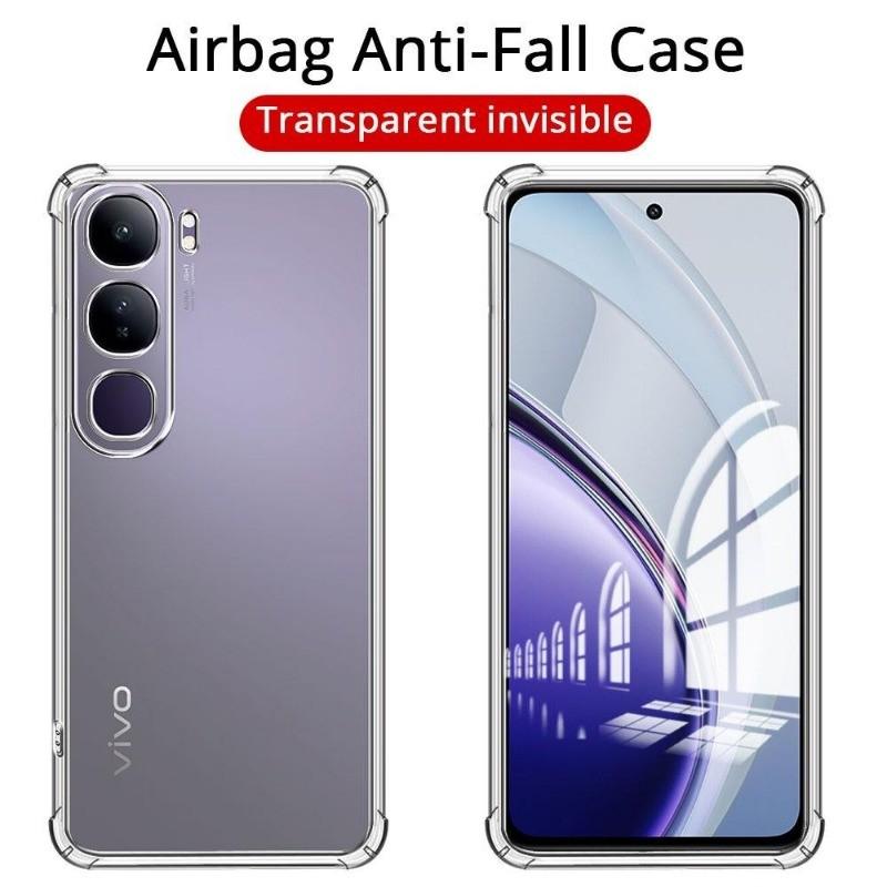 VIVO V50 V40 V30 V29 V27 V25 V23 V21 V20 V15 Pro V19 Neo V21E V23E V25E V27E V29E V30E V40 Lite Shockproof Clear Phone Case Airbag Soft TPU Cover