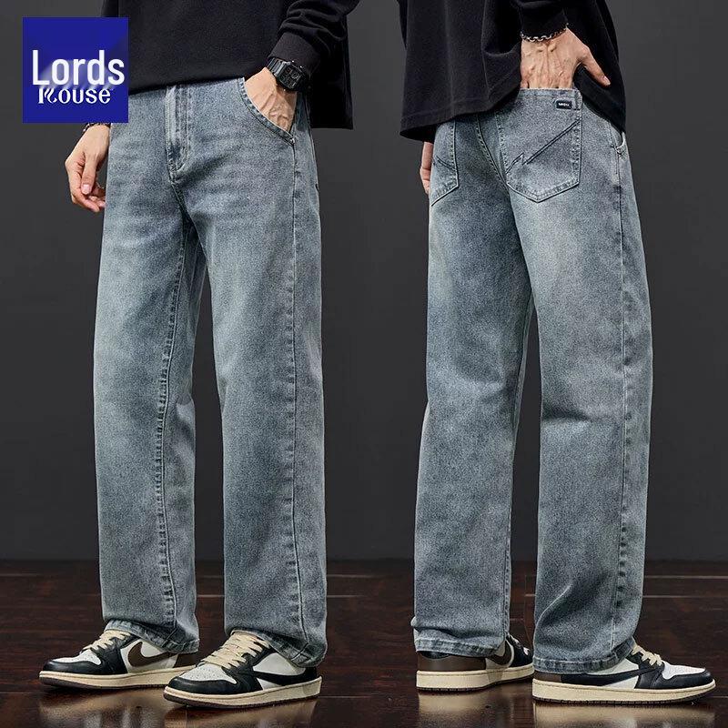 Loz 2026 Men's Elastic Slim-Fit Straight Leg Jeans