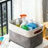 Scandinavian Style Storage Baskets Cotton Linen Fabric Practical for Home Decors and Efficient Organization In Various Rooms