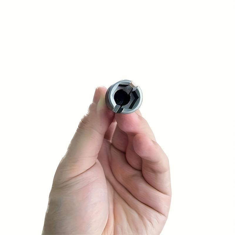 1pc Wing Nut Driver Socket Wrench with 6.35mm Hex Shank & Adapter Nut - Durable Steel Construction for Power Tools, Electric Screwdrivers