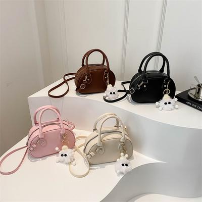 Korean Casual and Fashionable Pendant for Summer New Solid Color One Shoulder Crossbody Fashionable Handheld Small Square Bag for Women