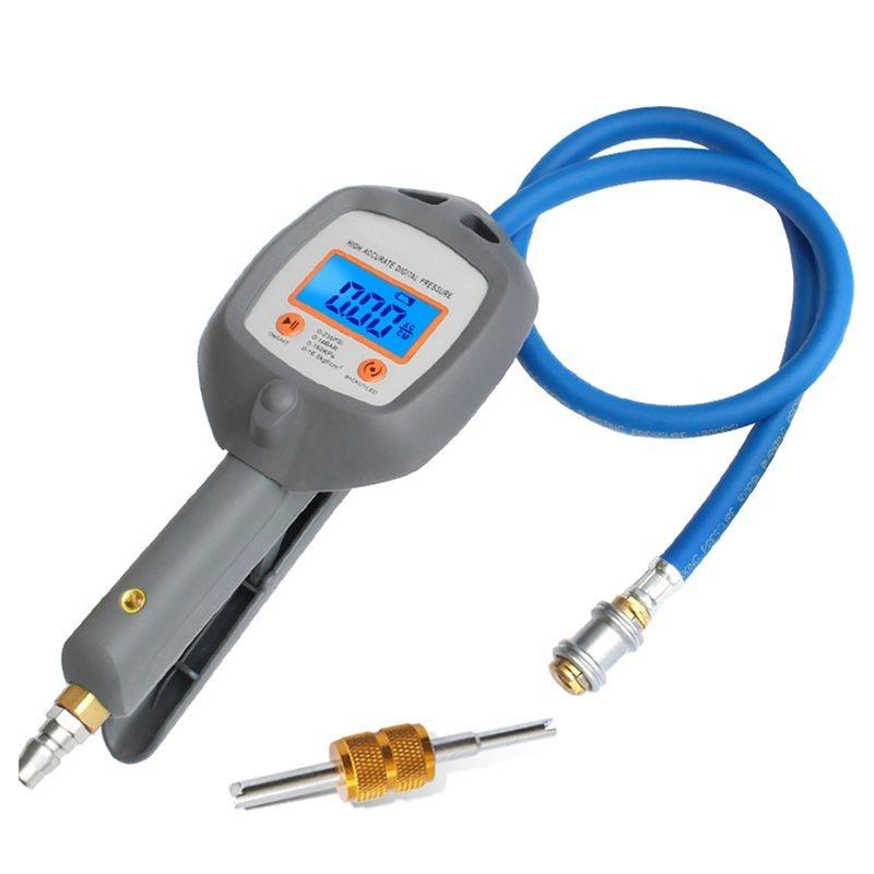 Universal Auto Accessories Car Tire Pressure Gauge Inflation Gun With Digital Display High-Precision Monitoring
