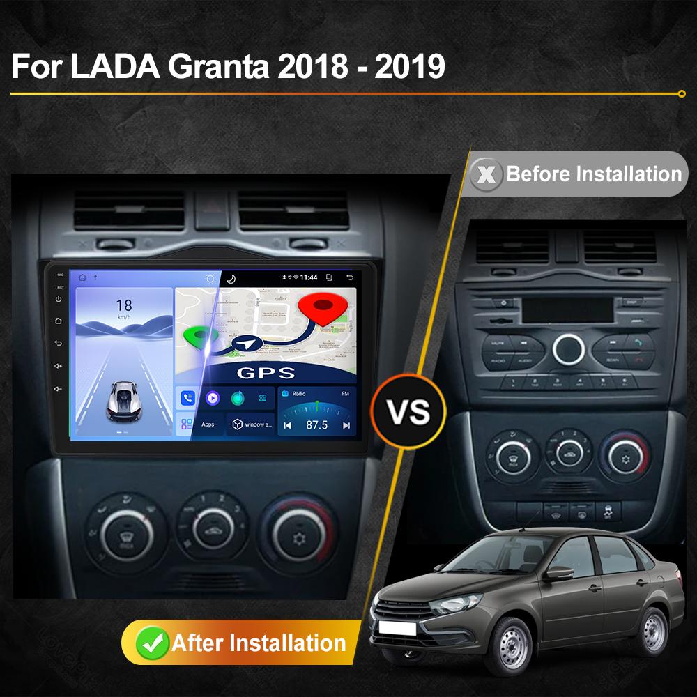For LADA Granta Cross 2018 2019 Android Car Radio Multimedia Video Player Navigation GPS Carplay Touch Screen Auto Stereo Intelligent Systems