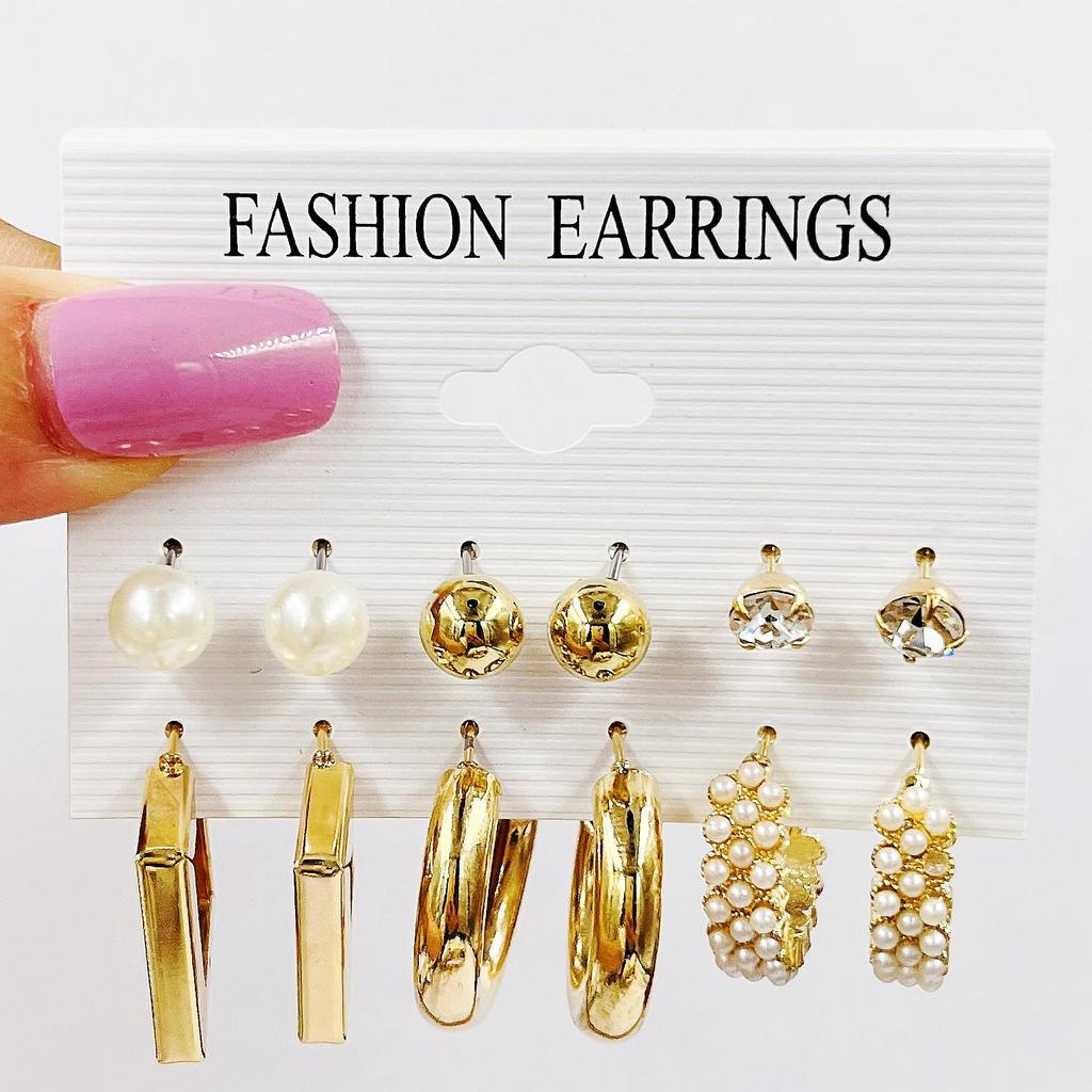 XP17 Perlenohrring-Set - Trendig und modisch