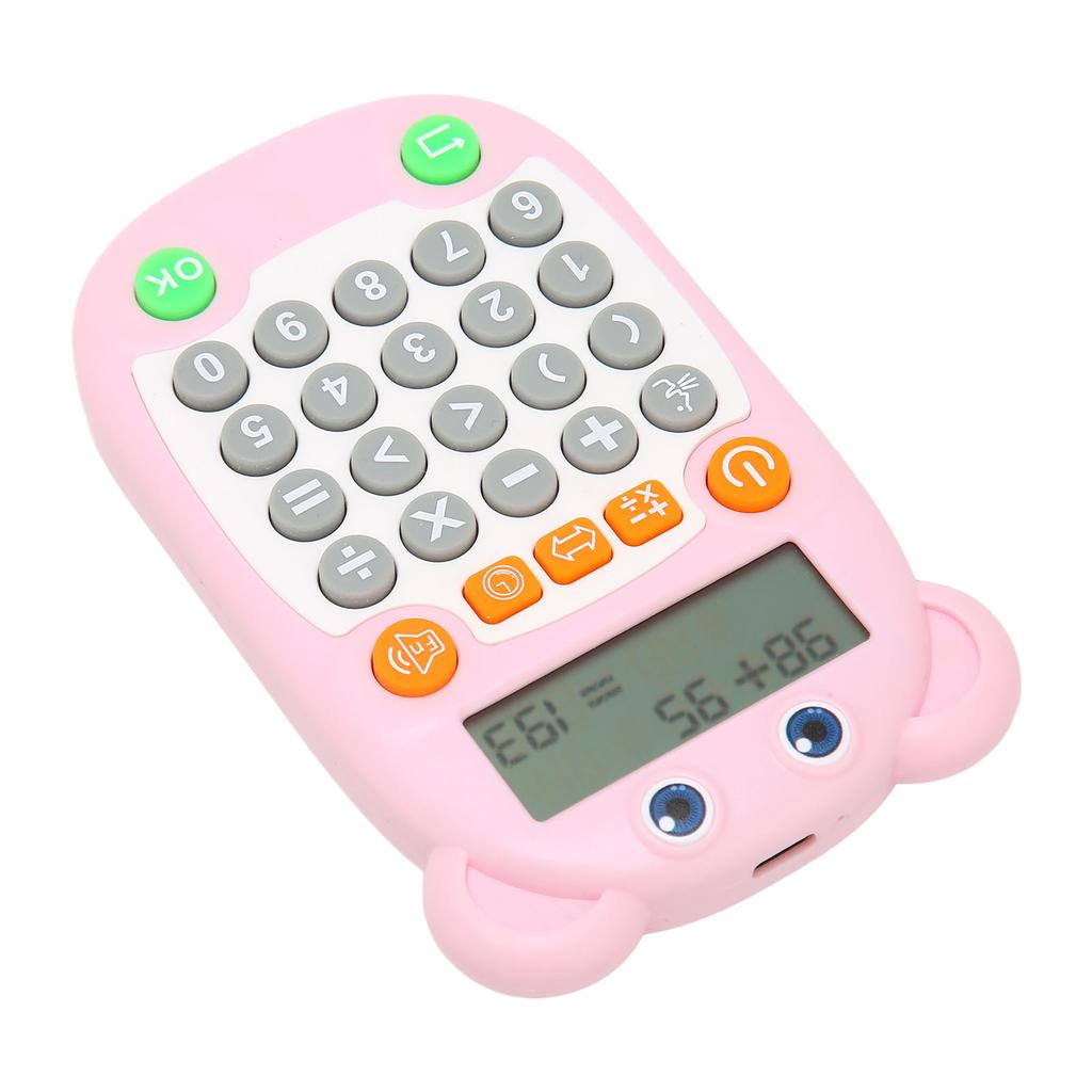 Arithmetic Exercise Toy Digital Display Voice Prompt 27 Keys USB C Charge Arithmetic Training Machine for Kids Education