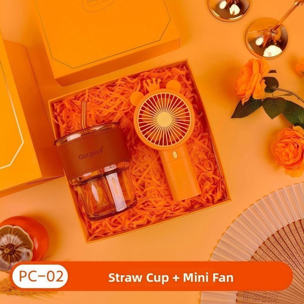 3IN1 Souvenir Gift Set Stylish Design with Paper Bag Practical Gift Sets Luxury Fan/Towel/Cup Gift Box Set Personalized Gifts