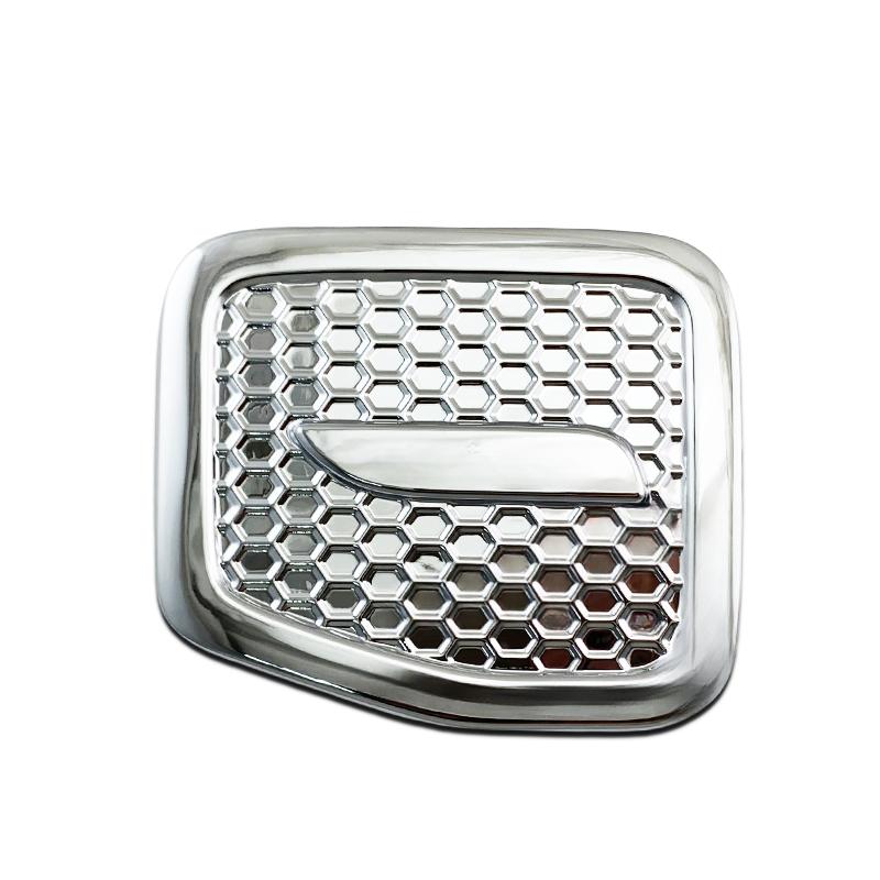 For Toyota Fortuner 2006 - 2015 Abs Chrome Plated Silver Car Gas Tank Cover Trim Car Accessories Exterior Decorate Chrome Plated Silver