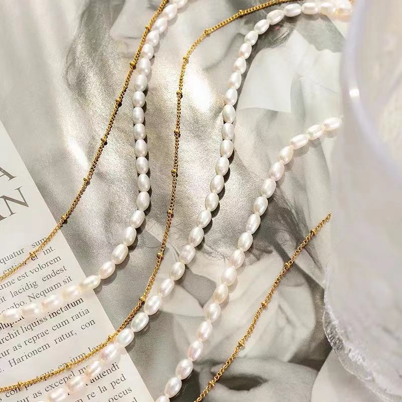 Zircon Necklace Women's Double Layer Necklace Ins Wind Elegant Retro Clavicle Chain Waterproof Fashion Party Zircon Wholesale