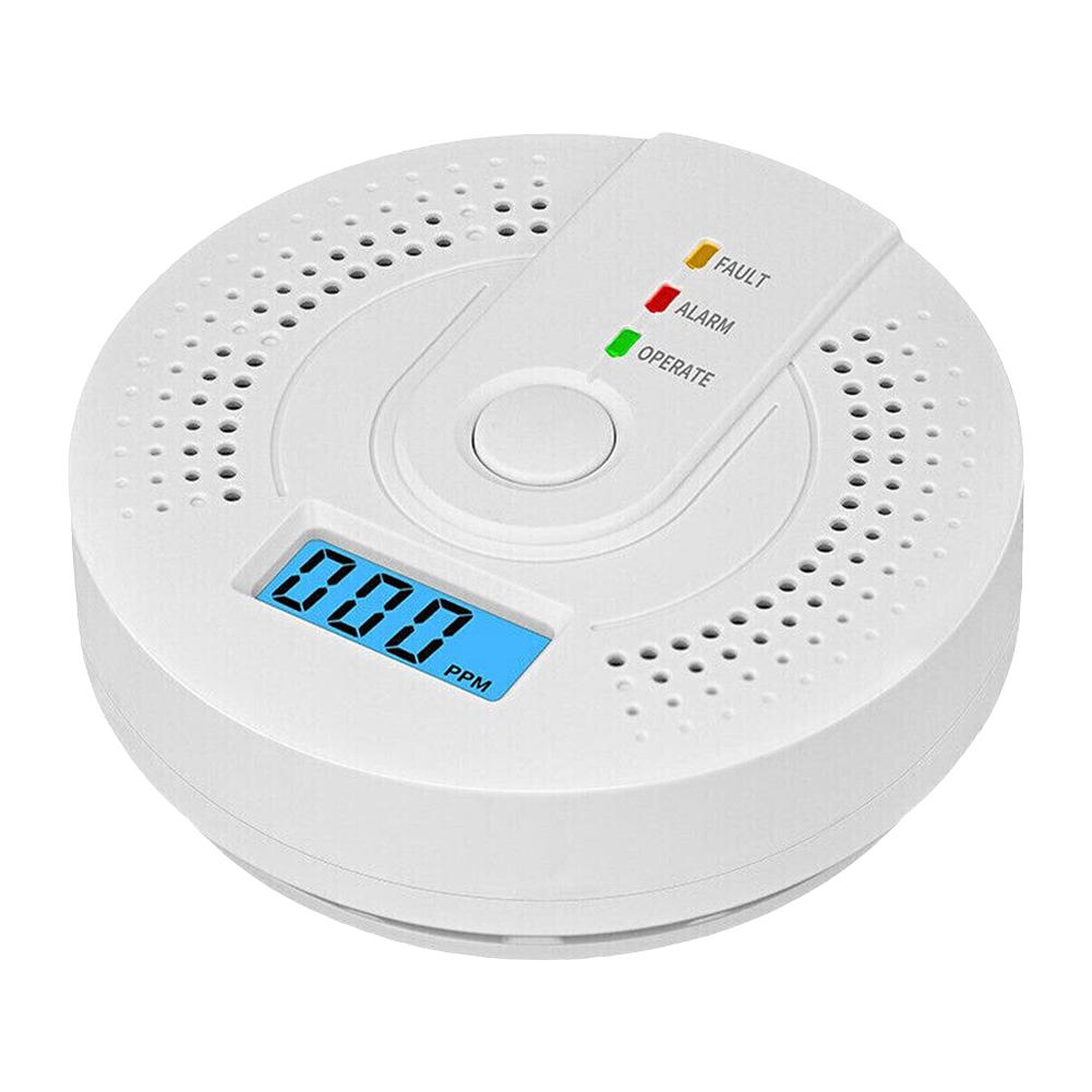 Digital Carbon Monoxide Detector Sound Warning Battery Powered CO Gas Monitor Alarm Detector Portable CO Detector Home Use