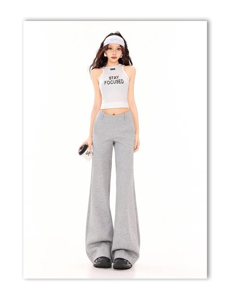 Women's High Waist Slim Fit Micro Flare Casual Pants - Spring Comfort