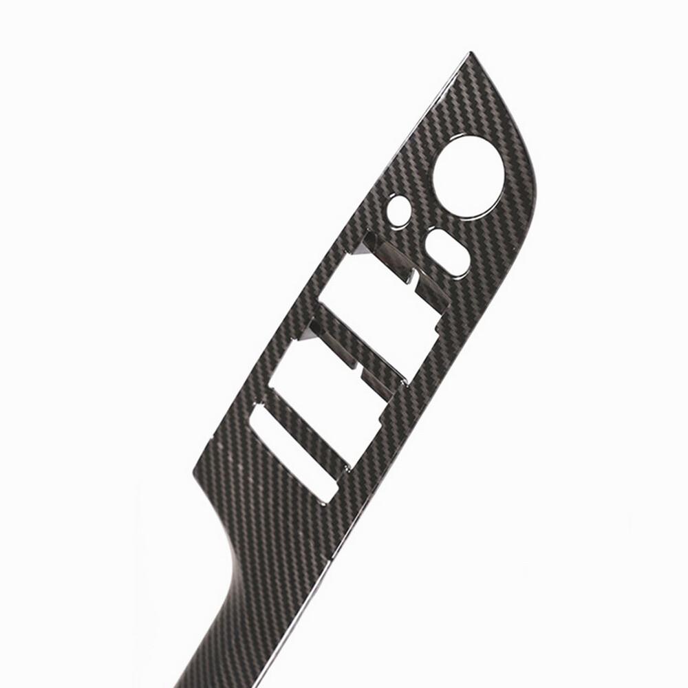 Carbon Fiber Style Door Window Switch Panel Trim for BMW 3 Serie Sedan 4Door E90