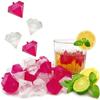 20Pcs Reusable Plastic Quick-Freeze Easy-to-Clean Fake Ice Cubes for Making Cold Appealing Drinks